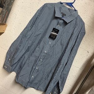 george cotton big and tall shirt 3xl 54-56